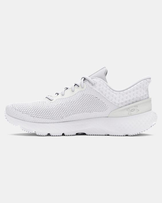 Women's UA Charged Escape 4 Knit Running Shoes in White image number 1
